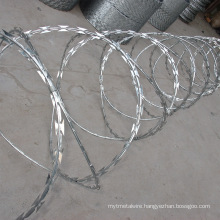 The Good Quality Cross Type Concertina Razor Barbed Wire